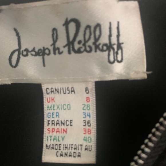 Joseph Ribkoff top Size 6 Black - Picture 4 of 4